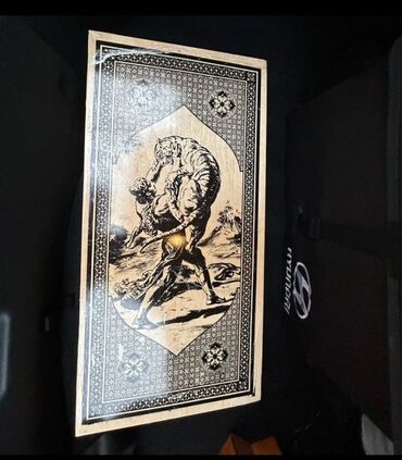 Nərdlər: Məhsul: Oyma naxışlı taxta nərd taxtası (ikiüzlü dizayn) — 2