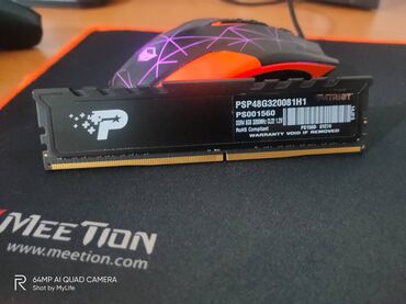Sərt disklər (HDD): Yenidir. Patriot 8gb ddr4 3200mhz. Ramın üzərində soyuducu qapaqları