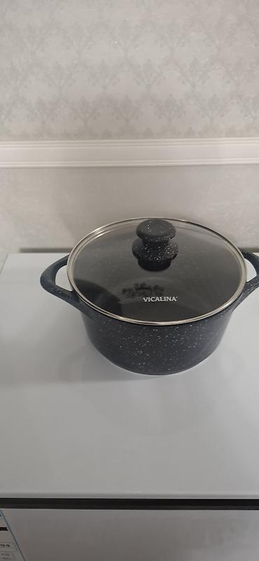 викалина казан: Кастрюля Vicalina VL-0128, серия Smile - Диаметр: 28 см - Объем: 7,4 — 3