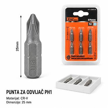 KMT Set bitova od 6 komada 2385518 - Tip: PH1 bitovi za