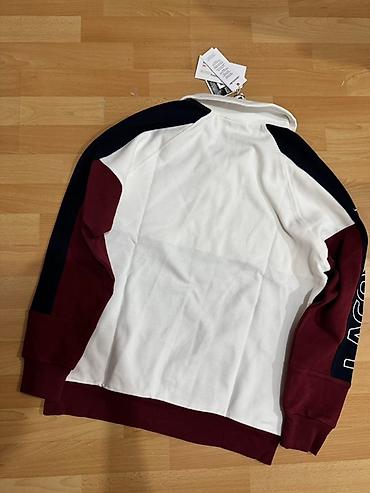 pull and: Мужская толстовка, M, Lacoste, Новый, цвет - Белый, Самовывоз — 4