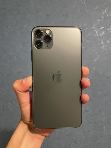 iphone 15 pro max qiymeti bakida: IPhone 11 Pro Max, 256 GB, Midnight, Simsiz şarj, Face ID