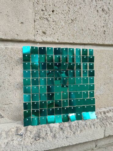 bezekli herfler yazma: Aqua rəng rəngli biser dekor 49 ədəd 180 AZN Sədərəkdə 5-6 AZN-dir