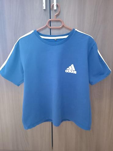 adidas idman geyimleri: Futbolka, Adidas, L, rəng - Mavi — 1