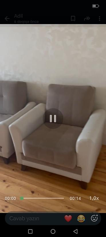 studio menziller: Bina sokulur ev ewyalari paltar yuyan ve xaladelnikde var kuxna mebeli — 2