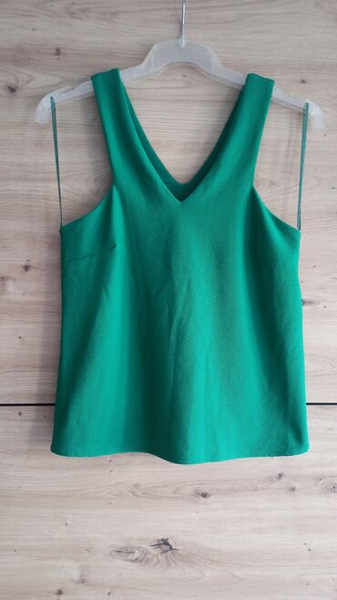 majice bez rukava kupujemprodajem: S (EU 36), Polyester, Single-colored, color - Green