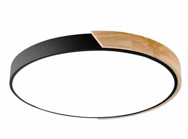 s video cable: Led plafonjere sa drvenim okvirom 48w dimabilne 3200 k do 6500k