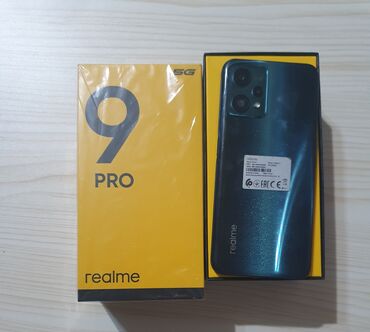 плата телефон: Realme 9 Pro, Б/у, 128 ГБ, цвет - Голубой, 2 SIM
