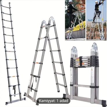 Nərdivanlar: Hər ölçüdə və formada alüminium və dəmir nərdivan (pilləkanlar) və -da lalafo.az — 22 Nərdivanlar: Hər ölçüdə və formada alüminium və dəmir nərdivan (pilləkanlar) və — 22