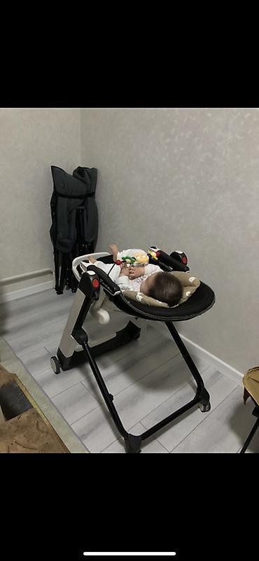 peg prego: Стульчик для кормления, Б/у, Peg perego, Трансформер, цвет - Белый — 1