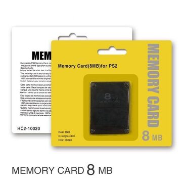 PS2 & PS1 (Sony PlayStation 2 & 1): Memory card Для ps2 8mb (мемори карт)