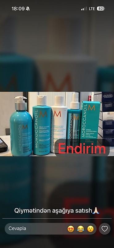 Moroccanoil Frizz Control seriyası – dalğalı, qıvrılan və