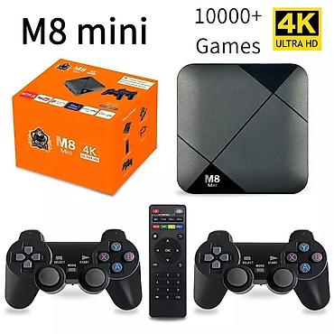 Игровая ТВ-приставка M8 Mini 4K Ultra HD - Медиа- и игровая консоль с