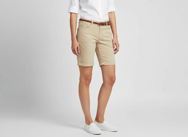 spodenki beżowe zara: Chino, Szorty damskie, rozmiar S