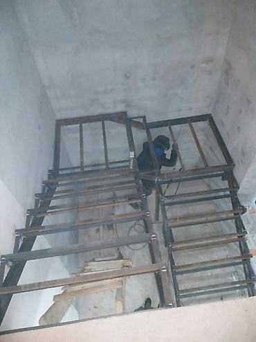 Сварка: Лестница карказ жасайбыз металь карказ бетон карказ бетон лестницы — 9