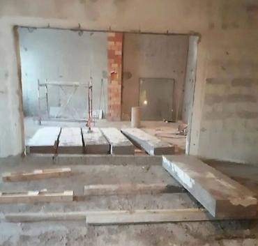 Beton işləri: Beton kəsmə xidməti - Armatur-betonda, monolit divar və kolonlarda — 6