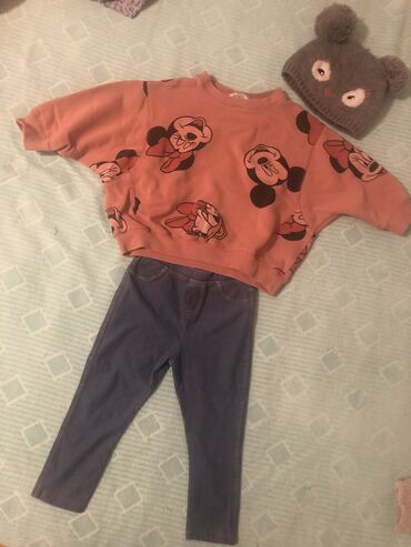 beba kids obrenovac: Zara, Set: Sweatshirt, Jeans, 92