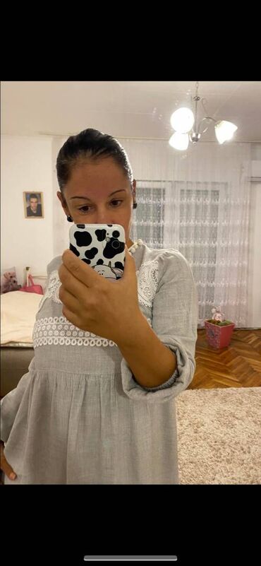 Haljine: PS Fashion M (EU 38), bоја - Siva, Dugih rukava — 8