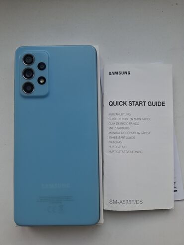 samsung wave s8500: Samsung Galaxy A52, Б/у, 128 ГБ, цвет - Голубой, 2 SIM