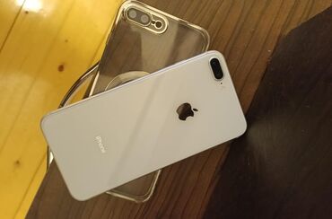 6 plus: IPhone 8 Plus, 64 GB, Ağ, Zəmanət, Barmaq izi, Simsiz şarj