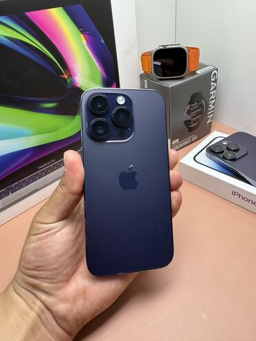 Apple iPhone: IPhone 16 Pro, Б/у, 256 ГБ, Desert Titanium, Наушники, Зарядное устройство, Защитное стекло, В рассрочку, 100 % — 25