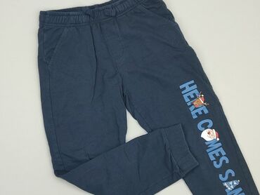 spodnie ocieplane 134: Sweatpants, Little kids, 9 years, 128/134, condition - Perfect