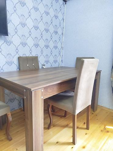 Qonaq otağı üçün, İşlənmiş, Kvadrat masa, 6 stul lalafo.az -da Qonaq otağı üçün, İşlənmiş, Kvadrat masa, 6 stul