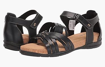 comfort: Босоножки, 39, Clarks, Новый, цвет - Черный, Самовывоз — 6