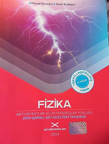 Книги и журналы: Fizika – Abituriyentlər üçün tapşırıqlar toplusu (2024) - Müəlliflər — 1