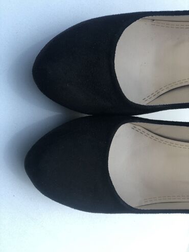 замшевые туфли размер 35: Туфли 38, цвет - Черный