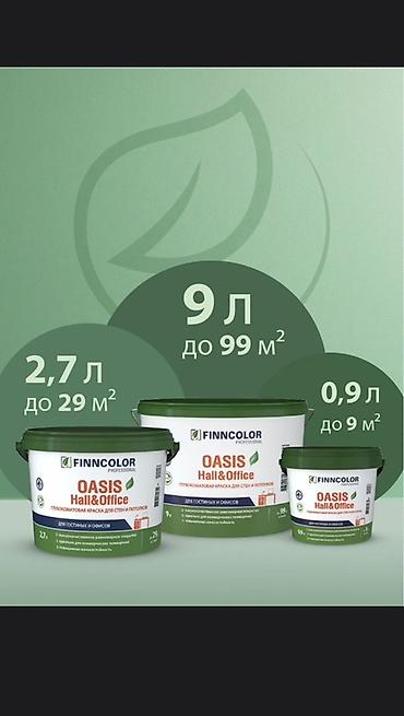 Водоэмульсионная краска: Моющаяся краска для стен и потолков FINNCOLOR Professional OASIS — 10