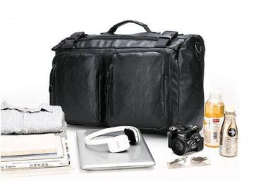 сумка черного цвета: Сумка рюкзак три в одном из ЭКО-кожи! Универсальная сумка 3 в 1 📌