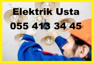 ремонт тюнеров: Elektrik Usta Xidməti. Rozetka, vkluçatel, trek, Spot, Şit-Avtomat