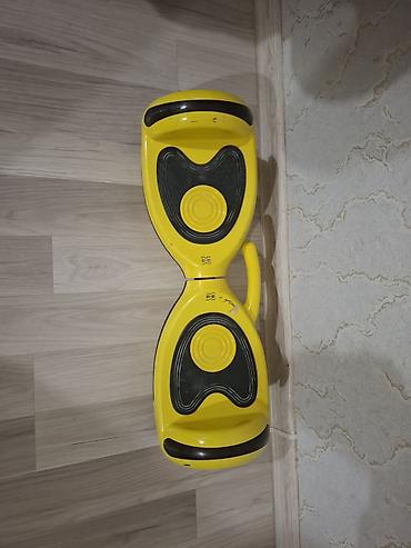 Uşaq balans skuteri (iki təkərli hoverboard tipli) - Rəng: sarı, qara