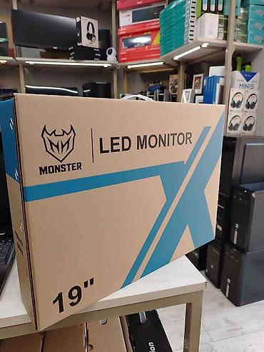 samsung monitör: Məhsul: Kompüter monitorları MONSTER FULL HD 19inch brand loqolu — 1