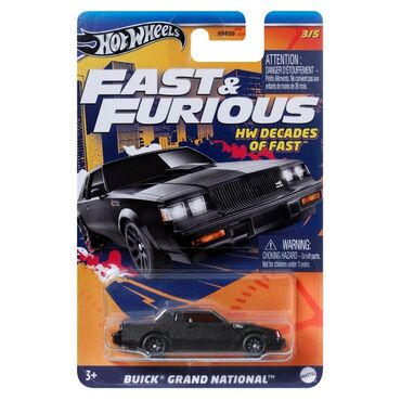 скупка масштабных моделей автомобилей: Hot Wheels Fast and Furious Buick Grand National. Full detalli. Metal