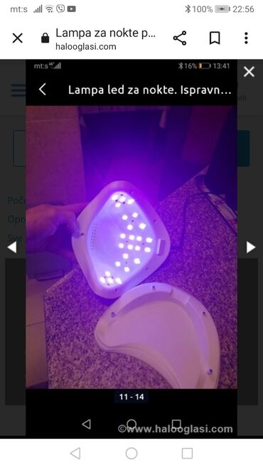 UV i LED lampe za nokte: Lampa led za nokte na dide lepa očuvana kao nova 
 Mirjevo — 12