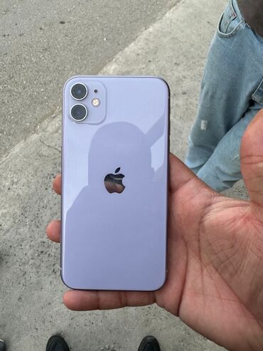 simsiz rabitə: IPhone 11, 128 ГБ, Deep Purple, Беспроводная зарядка, Face ID, С документами