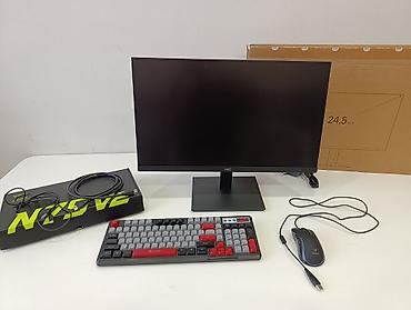 Монитор 24.5" + механическая клавиатура + проводная мышь Комплект для