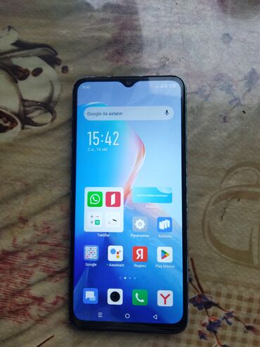 телефон fly nimbus 1: Infinix Smart 7, 64 ГБ, цвет - Зеленый, Сенсорный