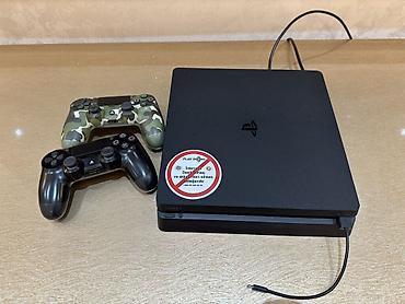 efootbal: PlayStation 4 Slim oyun konsolu 1Tb yaddas 2 eded orijinal pult Umumi — 1