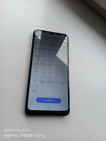 Samsung: Samsung Galaxy A12, Б/у, 32 ГБ, цвет - Черный, 2 SIM — 1