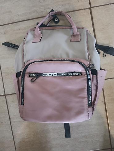 tasne mona: Ranac “Staye Professional” – dvoje boje (svetlosiva i puder roze) - — 1