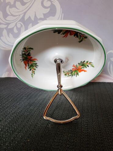 Ostalo posuđe: Bombonijera nova USA Pflaltzgraff 90te.god. Americka bombonijera,sve — 4