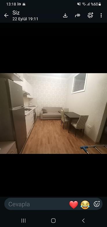 nic: 1 otaqlı studio tipli mənzil – mətbəx və qonaq otağı birgə — 3
