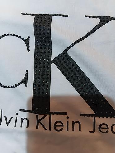 Calvin Klein Jeans ženska majica kratkih rukava - Model: klasična — 6