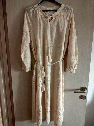 terranova нови сад слике: A-Dress XL (EU 42), bоја - Bež, Dugih rukava