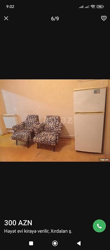 Günlük kirayə evlər: 25 kv. m, 2 otaqlı — 5