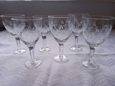 Qədəhlər: Qədəhlər, Şüşə, 6 ədədli dəst, SSRİ — 4