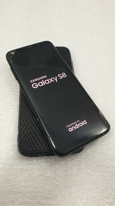 дисплей для samsung s8: Samsung Galaxy S8, Колдонулган, 64 ГБ, түсү - Кара, 2 SIM